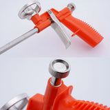 Pistola de espuma expansiva, pistola de cola quente, pulverizador de poliuretano com gatilho de metal, ferramenta de vedação e calafetagem para remodelação de casas