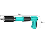 Mini pistola de pregos manual em aço para betão e metal, ferramenta de rebitagem em aço, dispositivo para ranhuras de ancoragem em paredes, para processos de tração potentes.