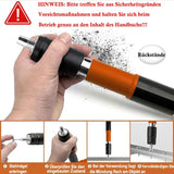 Mini pistola de pregos manual em aço para betão e metal, ferramenta de rebitagem em aço, dispositivo para ranhuras de ancoragem em paredes, para processos de tração potentes.