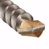 Conjunto de brocas para berbequim de impacto elétrico DEWALT de 4 canais, broca de metal duro de duas arestas para remoção de aparas em paredes de betão