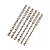 Conjunto de brocas para berbequim de impacto elétrico DEWALT de 4 canais, broca de metal duro de duas arestas para remoção de aparas em paredes de betão