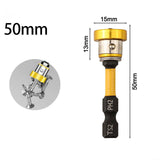 Conjunto de bits magnéticos para aparafusadora de gesso cartonado Rafford, haste hexagonal de 1/4", ponta Phillips para berbequins manuais/elétricos, metal revestido resistente à ferrugem