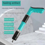 Mini pistola de pregos manual em aço para betão e metal, ferramenta de rebitagem em aço, dispositivo para ranhuras de ancoragem em paredes, para processos de tração potentes.