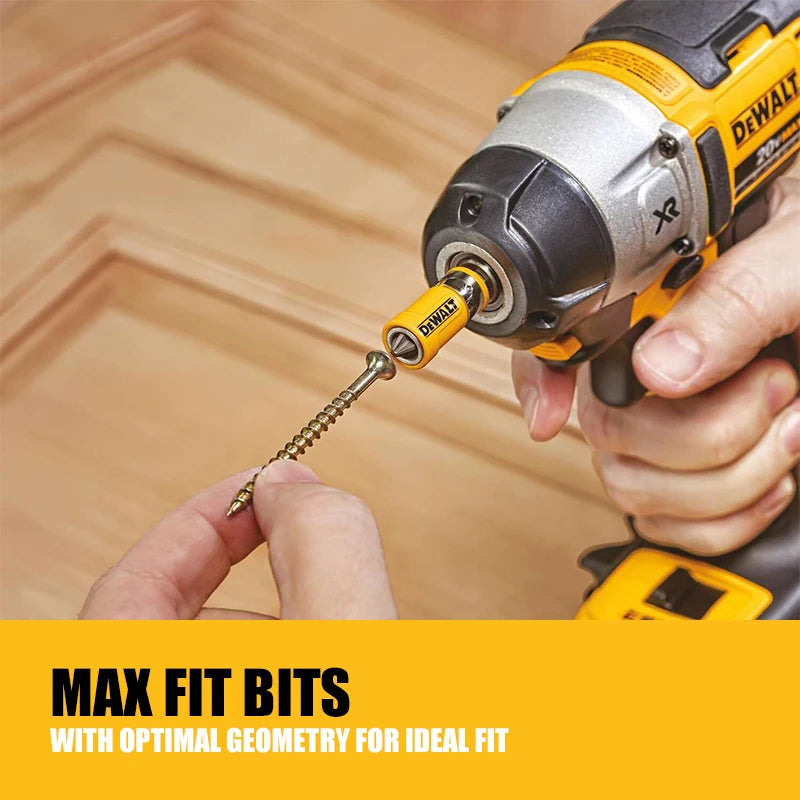 Conjunto de 2 Pontas de Aparafusadora/Berbequim DEWALT DWA2PH2SL XCP3 com Encaixe Máximo Phillips nº 2 S x 2" L em Aço Ferramenta S2