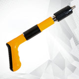 Mini pistola de pregos manual em aço para betão e metal, ferramenta de rebitagem em aço, dispositivo para ranhuras de ancoragem em paredes, para processos de tração potentes.