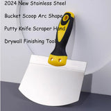 Stainless Steel Putty Knife Scraper Paint Filling Spatula Painters Tool Paint Feed Filling Scraper Spackle Knife for Plaster