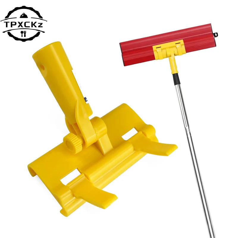Espátula para alisamento de gesso cartonado com cabo extensor, espátula para massa corrida, adaptador para cabo de lâmina de acabamento para reparação de cantos e aplicação de vedante