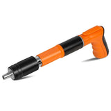 Mini pistola de pregos manual em aço para betão e metal, ferramenta de rebitagem em aço, dispositivo para ranhuras de ancoragem em paredes, para processos de tração potentes.